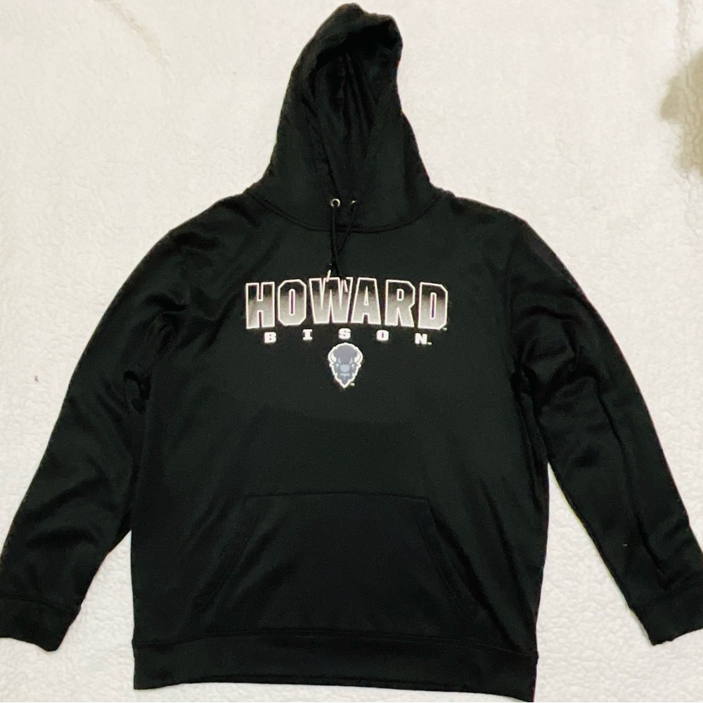 Colosseum Black Howard University Bison Hoodie